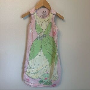 Little Sleepies Disney Tiana Pink and Green Princess Sleep Sack 0-6 Month